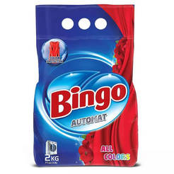 Washing powder 2kg Bingo for colored fabrics 2128