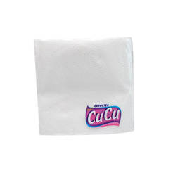 Table napkins 60 pcs., 33 x 33 cm, single layer, white