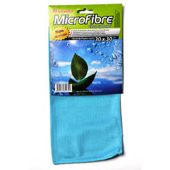 Микрофибърна кърпа за стъкло 30 х 30см, синя