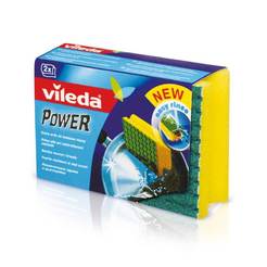 Кухненски гъби за миене на съдове 2 броя Vileda Power