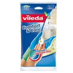 Домакински ръкавици абсорбиращи влага - размер S, Vileda Comfort Care