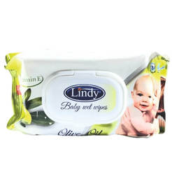 Wet wipes 64pcs Olive Lindy 4455