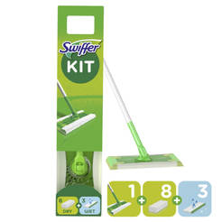 Mop set, 8 dry and 3 wet towels