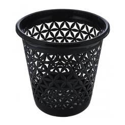 Plastic waste bin 11l, flowers, Flowers