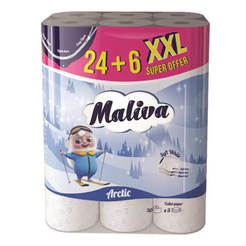 Тоалетна хартия Арктик 24+6 2084
