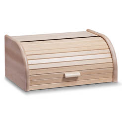 Bread box 40 x 28 x 18 cm ZELLER beech