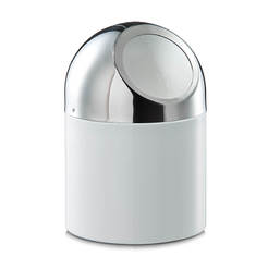 White waste bin ZELLER