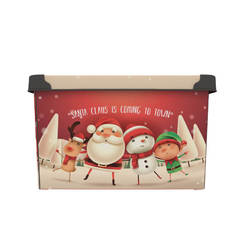 Christmas box Santa Claus - 20 l, 38 x 28 x 23 cm