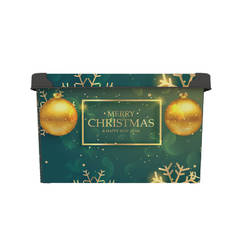 Коледна кутия Merry Christmas - 20л, 38 х 28 х 23см