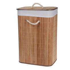 Кош за пране 40 х 30 х 60см сгъваем бамбук