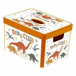 Storage box with lid Dino Club decor 161490-366 HEREVIN