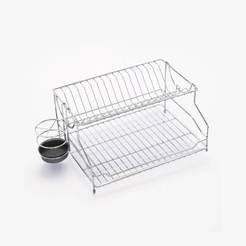 Dish dryer with stand for utensils 54 x 32 x 21 cm