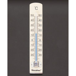 Стаен термометър -40°C/50°C, 18см, стъкло/пластмаса