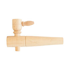 Пробка для бочонка и бочонка - d17см ф20-28мм, деревянная