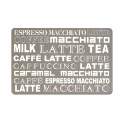Подложка за хранене 43.5 x 28.5см PVC Latte Macchiato мока