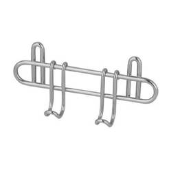 Hanger for kitchen utensils double 16.5x3.5x8 cm, wall mounting