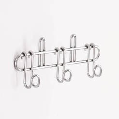 Hanger for kitchen utensils triple 21.7 x 3.5 x 8 cm, wall mounting