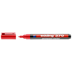 Перманентен маркер E-370/002, 1мм, червен