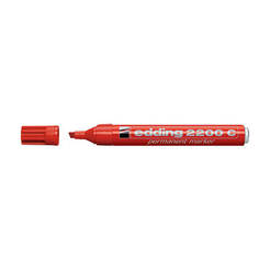 Перманентен маркер с метален корпус E-2200C/002, 1-5мм, червен
