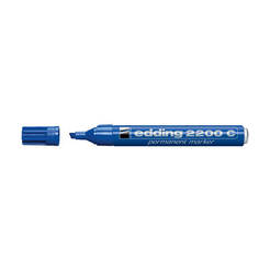 Перманентен маркер с метален корпус E-2200C/003, 1-5мм, син