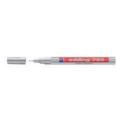 Permanent lacquer marker E-780/054, 0.8 mm, silver