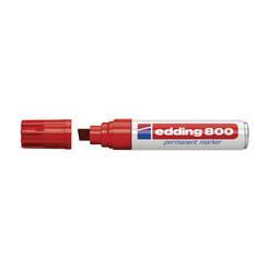 Permanent marker E-800/002, 4-12 mm, red