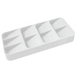 Cutlery organizer 39x16.6x5cm 9 compartments, white 0119101
