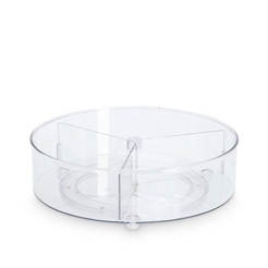 Органайзер въртящ Ø 27 x 8.5см пластмасов ZELLER