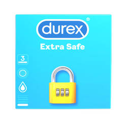 Condoms Durex Extra Safe 3'S 3 pcs.