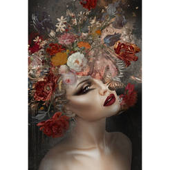 Canvas painting Silver Mila 70 x 100 ST818