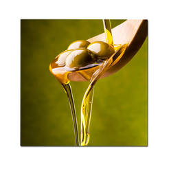 Картина Оливки 30 x 30 см, тисненое стекло, Glasspik, GL063