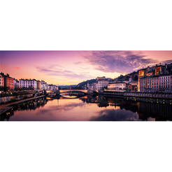 Картина Лион 50 x 125 см, печать на стекле, Glasspik, EX386