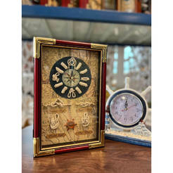 Schlüsseltresor 35x25x7cm mit Uhr „Marine-Dekoration“ 151484