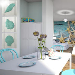 Картина 3x25x25см 3 части Океан 30335