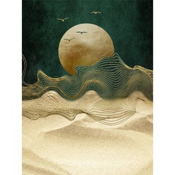 Картина Пясъчни дюни - 75 х 100см, канаваца