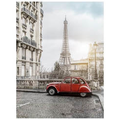 Wall painting, canvas canvas Paris 60 x 80 cm ST586