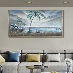 Bild mit Rahmen 70x140cm Exotischer 3D-Effekt 330801