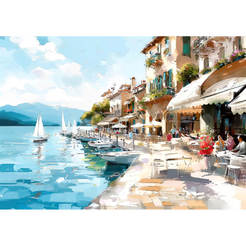 Wall picture, canvas Yachts 70 x 100 cm ST807