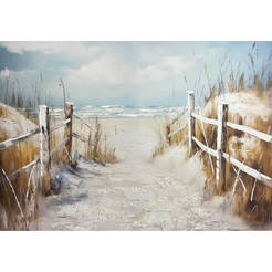 Canvas painting Beach