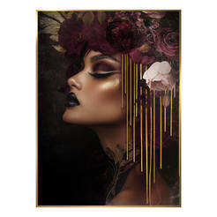 Wandbild 80x120cm Glas FA057 Yoli