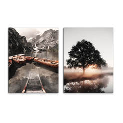 Картини комплект 2х32х42см ST757 Гледка STYLER