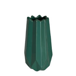 Керамическая ваза 20 см ребристая 011329