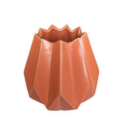 Keramikvase 14x8cm orange 011330-1