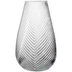 Ваза стъклена Диа 15х3см стъклена