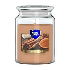 Ароматическая свеча с крышкой Ø9,9x14см корица 08.06.01.0111