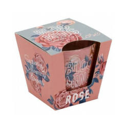 Ароматическая свеча в стакане Blooming Season Rose 14150004