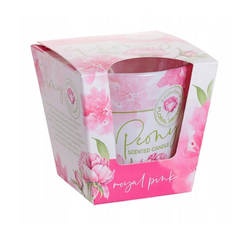 Duftkerze im Glas, 115 g, Puderrosa