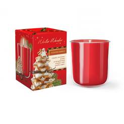 Christmas scented candle in a glass 150 g Winter wonder cookies, 30 hours