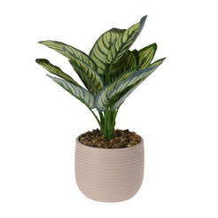 Artificial plant in a ceramic pot 12x26 cm
