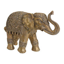 Decorative figure elephant 27x9x18cm antique